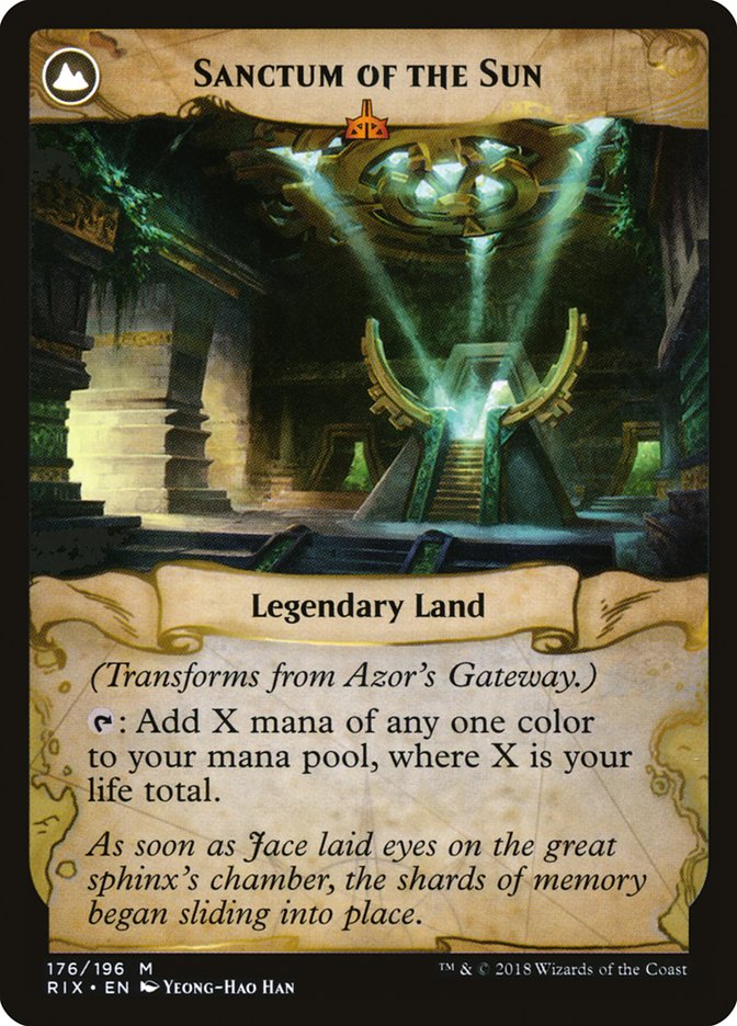 Azor's Gateway // Sanctum of the Sun [Rivals of Ixalan] - Image 2