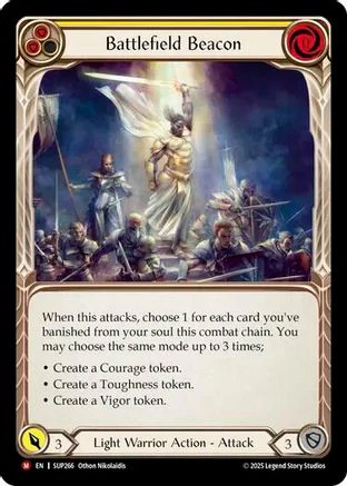 Battlefield Beacon [SUP266] (Super Slam)  Rainbow Foil