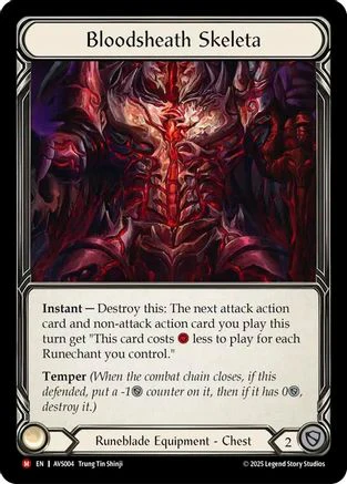 Bloodsheath Skeleta [AVS004] (Armory Deck: Legends Viserai)