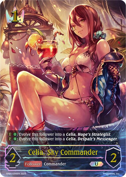 Celia, Sky Commander (U) (SP01-U05EN) [Seaside Memories]