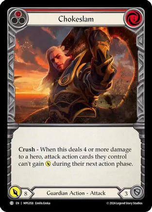 Chokeslam (Red) [MPG058] (Mastery Pack Guardian)