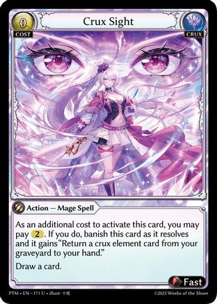 Crux Sight (Curio Foil) (171) [Phantom Monarchs]
