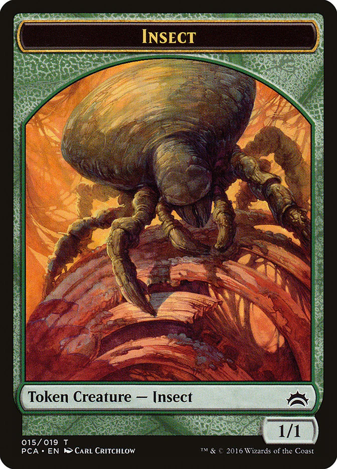 Goat // Insect Double-Sided Token [Planechase Anthology Tokens] - Image 2