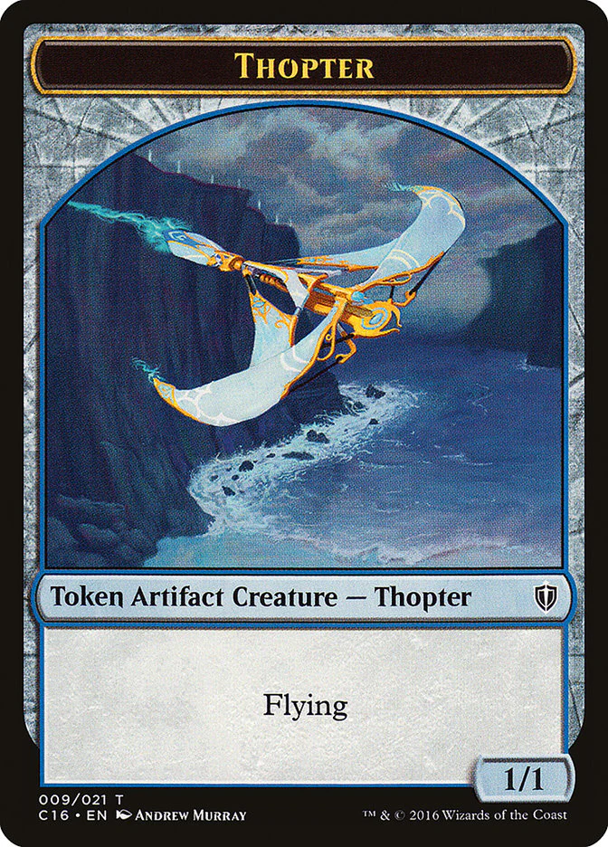 Horror // Thopter Double-Sided Token [Commander 2016 Tokens] - Image 2