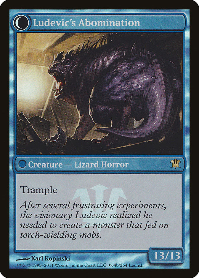Ludevic's Test Subject // Ludevic's Abomination (Launch) [Innistrad Prerelease Promos] - Image 2