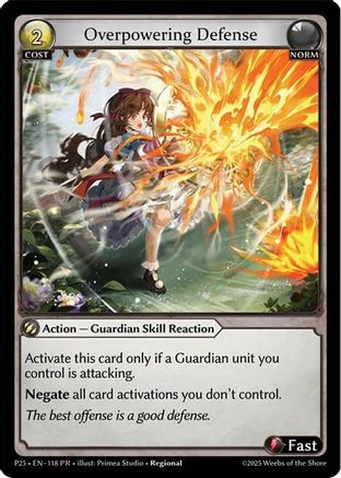 Overpowering Defense (118) [Promotional Cards]