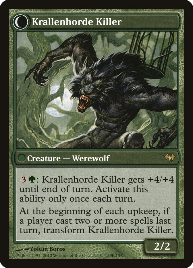 Wolfbitten Captive // Krallenhorde Killer [Dark Ascension] - Image 2